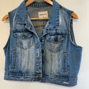NWOT Denim Vest Girl’s XL (Ladies S)